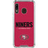 NFL San Francisco 49ers Team Motto Galaxy A30 Clear Case