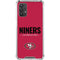 NFL San Francisco 49ers Team Motto Galaxy A32 5G Clear Case