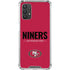 NFL San Francisco 49ers Team Motto Galaxy A32 5G Clear Case