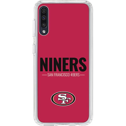 NFL San Francisco 49ers Team Motto Galaxy A50 Clear Case