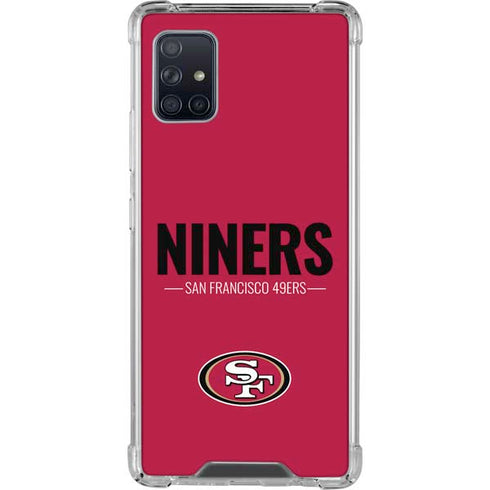 NFL San Francisco 49ers Team Motto Galaxy A51 5G Clear Case