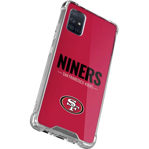 NFL San Francisco 49ers Team Motto Galaxy A51 5G Clear Case