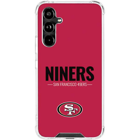 NFL San Francisco 49ers Team Motto Galaxy A54 5G Clear Case