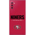NFL San Francisco 49ers Team Motto Galaxy Note 10 Skin
