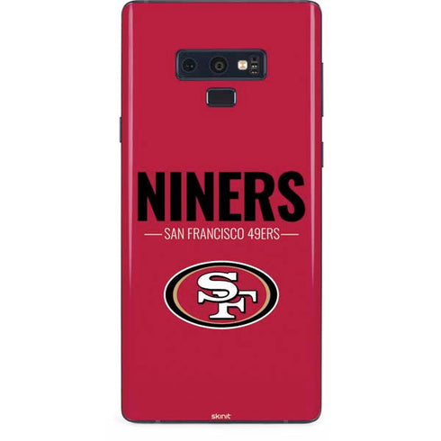 NFL San Francisco 49ers Team Motto Galaxy Note 9 Skin