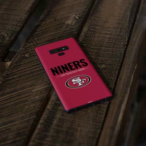 NFL San Francisco 49ers Team Motto Galaxy Note 9 Skin