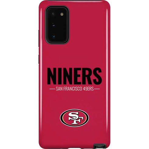 NFL San Francisco 49ers Team Motto Galaxy Note20 5G Pro Case