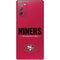 NFL San Francisco 49ers Team Motto Galaxy Note20 5G Skin