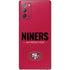 NFL San Francisco 49ers Team Motto Galaxy Note20 5G Skin
