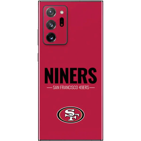 NFL San Francisco 49ers Team Motto Galaxy Note20 Ultra 5G Skin