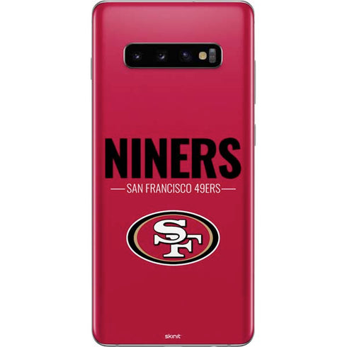 NFL San Francisco 49ers Team Motto Galaxy S10 Plus Skin