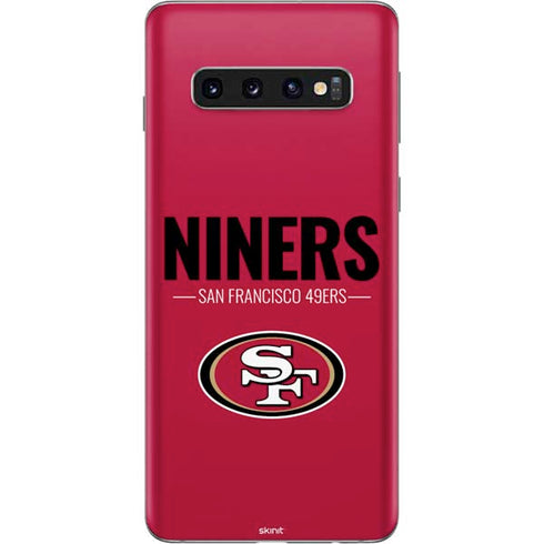 NFL San Francisco 49ers Team Motto Galaxy S10 Skin