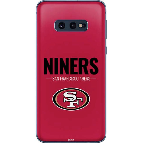 NFL San Francisco 49ers Team Motto Galaxy S10e Skin