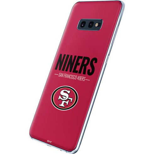 NFL San Francisco 49ers Team Motto Galaxy S10e Skin