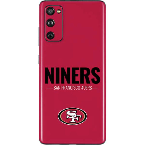 NFL San Francisco 49ers Team Motto Galaxy S20 Fan Edition Skin