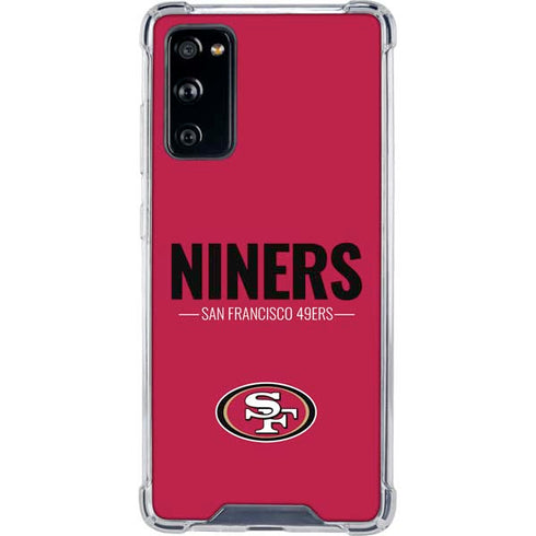 NFL San Francisco 49ers Team Motto Galaxy S20 FE Clear Case