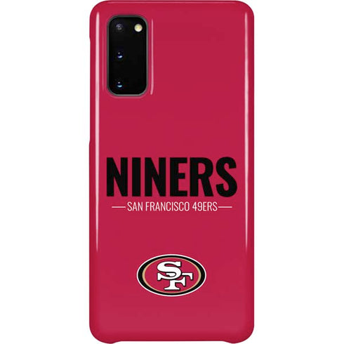 NFL San Francisco 49ers Team Motto Galaxy S20 Lite Case