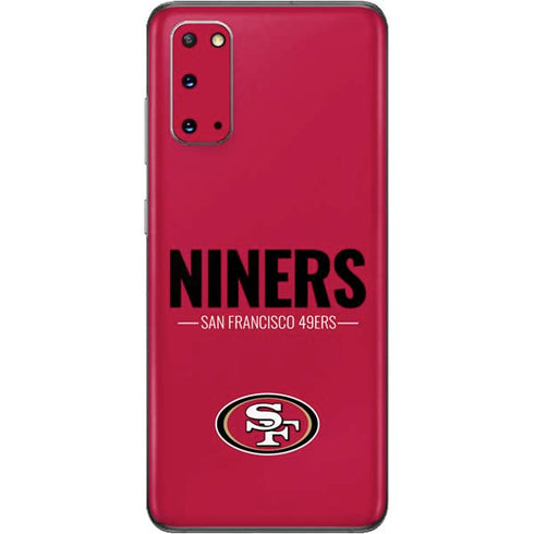 NFL San Francisco 49ers Team Motto Galaxy S20 Skin