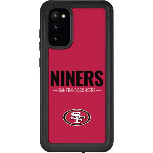 NFL San Francisco 49ers Team Motto Galaxy S20 Waterproof Case