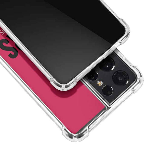 NFL San Francisco 49ers Team Motto Galaxy S21 Ultra 5G Clear Case