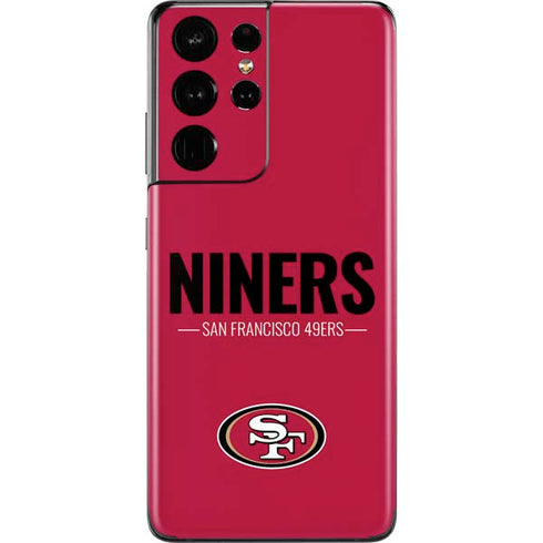 NFL San Francisco 49ers Team Motto Galaxy S21 Ultra 5G Skin