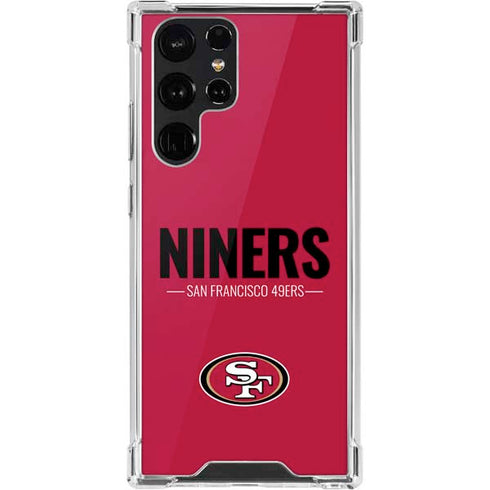 NFL San Francisco 49ers Team Motto Galaxy S22 Ultra Clear Case
