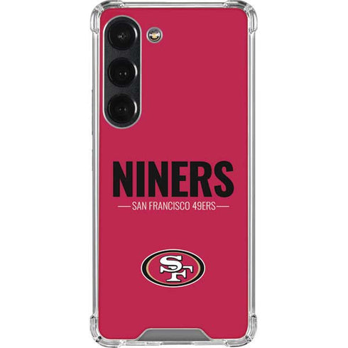 NFL San Francisco 49ers Team Motto Galaxy S23 Clear Case