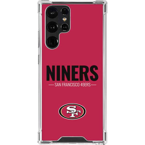 NFL San Francisco 49ers Team Motto Galaxy S24 Ultra Clear Case