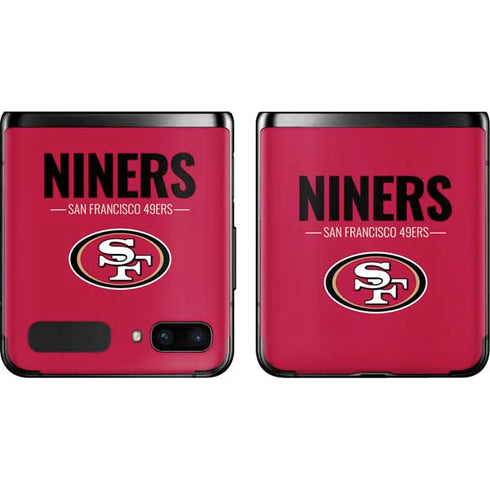 NFL San Francisco 49ers Team Motto Galaxy Z Flip Skin