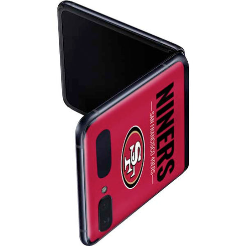 NFL San Francisco 49ers Team Motto Galaxy Z Flip Skin