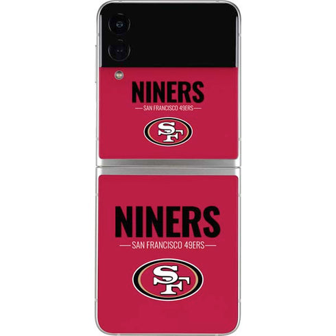 NFL San Francisco 49ers Team Motto Galaxy Z Flip3 5G Skin
