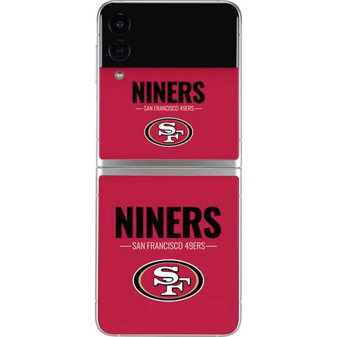 NFL San Francisco 49ers Team Motto Galaxy Z Flip4 5G Skin