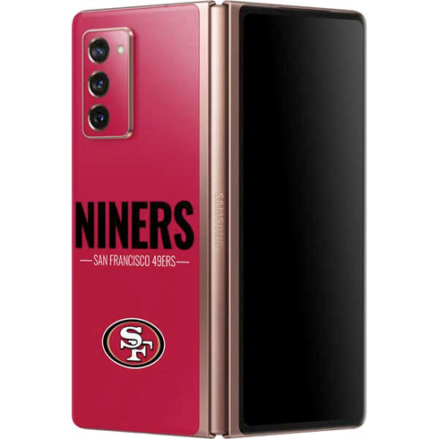 NFL San Francisco 49ers Team Motto Galaxy Z Fold2 5G Skin