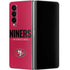 NFL San Francisco 49ers Team Motto Galaxy Z Fold4 5G Skin