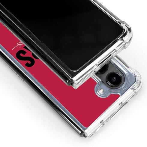 NFL San Francisco 49ers Team Motto Galaxy Z Fold5 5G Clear Case