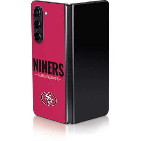 NFL San Francisco 49ers Team Motto Galaxy Z Fold5 5G Skin