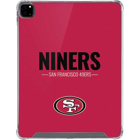 NFL San Francisco 49ers Team Motto iPad Pro 12.9in (2020) Clear Case