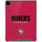 NFL San Francisco 49ers Team Motto iPad Pro 12.9in (2020) Clear Case