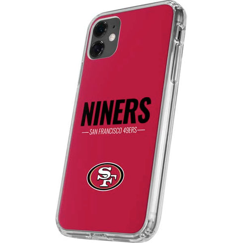 NFL San Francisco 49ers Team Motto iPhone 11 Clear Case