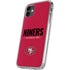 NFL San Francisco 49ers Team Motto iPhone 11 Clear Case