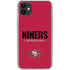 NFL San Francisco 49ers Team Motto iPhone 11 Clear Case