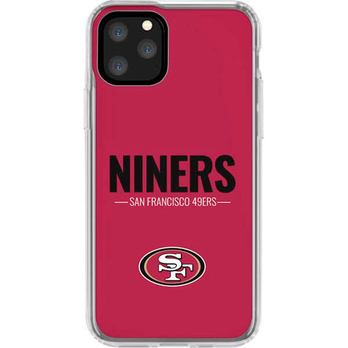 NFL San Francisco 49ers Team Motto iPhone 11 Pro Clear Case
