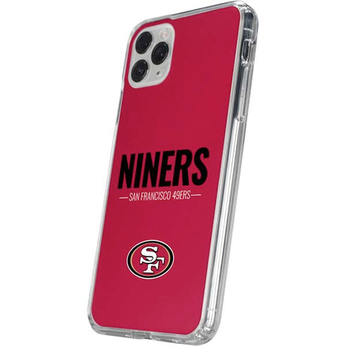 NFL San Francisco 49ers Team Motto iPhone 11 Pro Clear Case