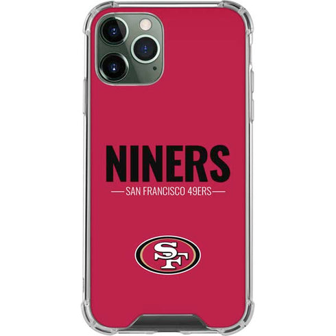 NFL San Francisco 49ers Team Motto iPhone 11 Pro Max Clear Case
