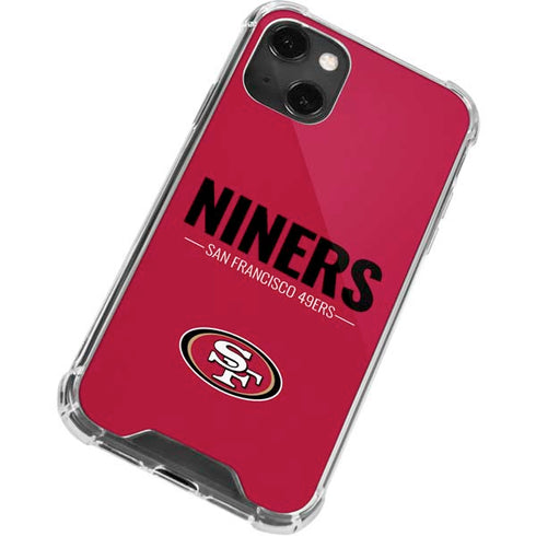 NFL San Francisco 49ers Team Motto iPhone 13 Mini Clear Case
