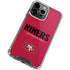 NFL San Francisco 49ers Team Motto iPhone 13 Pro Max Clear Case