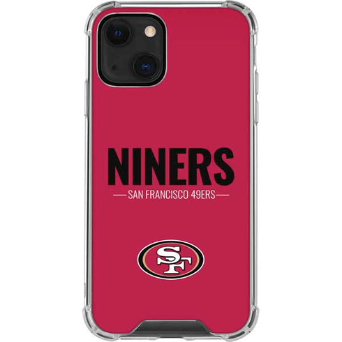 NFL San Francisco 49ers Team Motto iPhone 14 Plus Clear Case