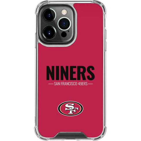 NFL San Francisco 49ers Team Motto iPhone 15 Pro Clear Case