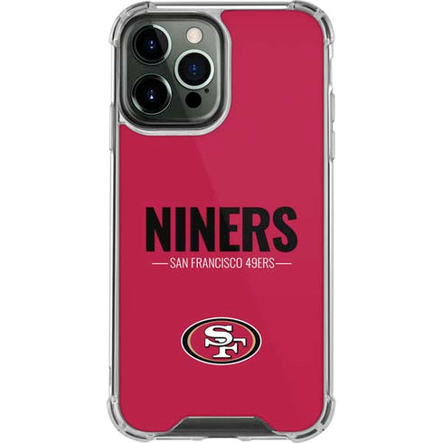 NFL San Francisco 49ers Team Motto iPhone 14 Pro Max Clear Case