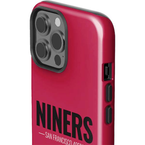 NFL San Francisco 49ers Team Motto iPhone 15 Pro Max Impact Case